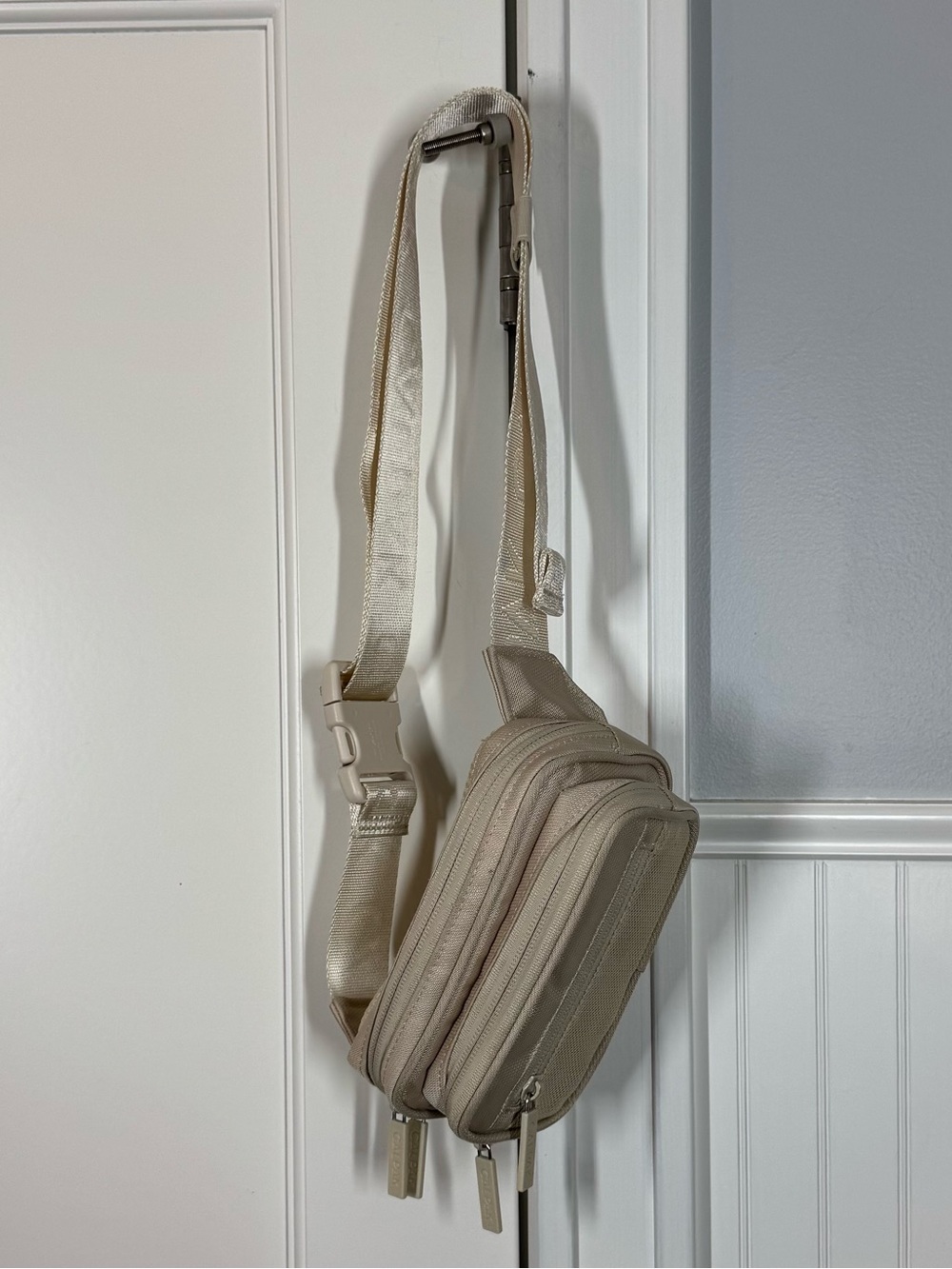 Calpak Stevyn crossbody Fanny Pack bum bag in neutral dune colorway
